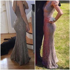 Long elegant formal dress